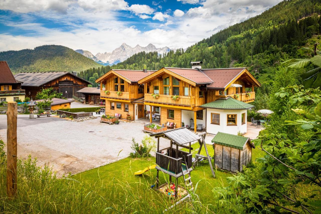 Oeko-Appartements Fallhaus Forstau  Buitenkant foto